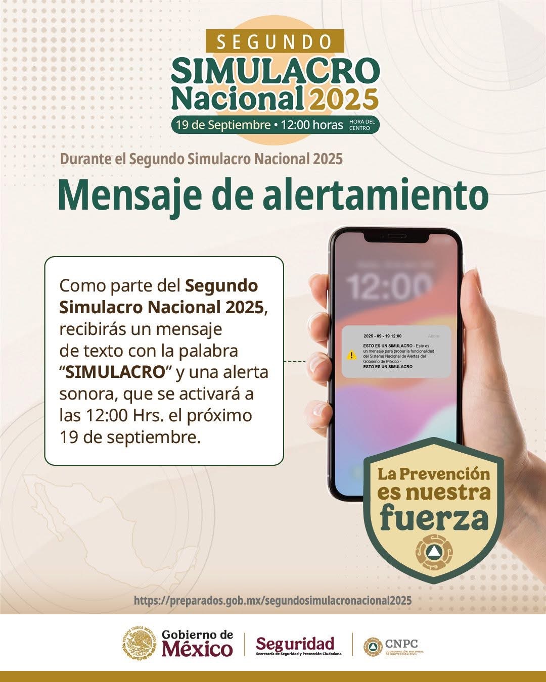 Alerta en celulares durante el Segundo Simulacro Nacional 2025: ¡No te ...